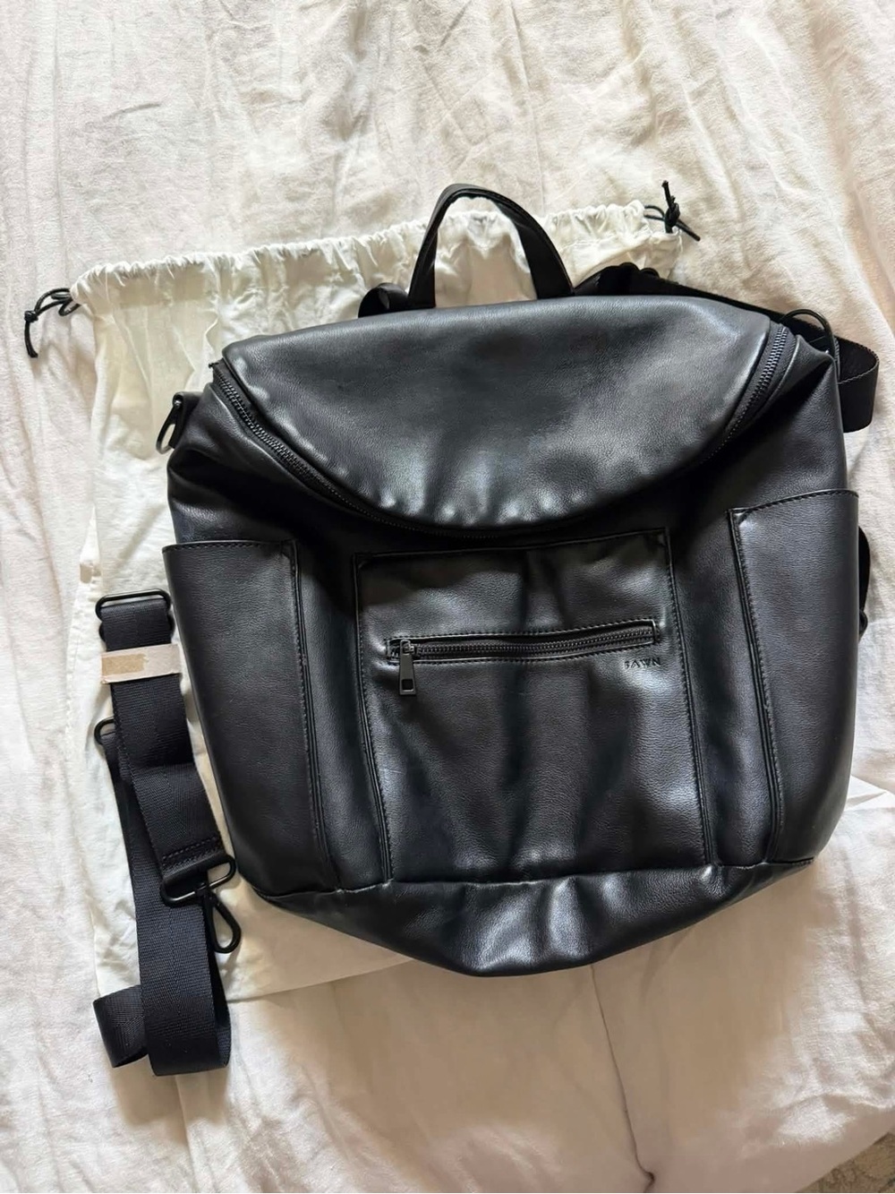 Fawn Design Original Diaper Bag - Matte Black
